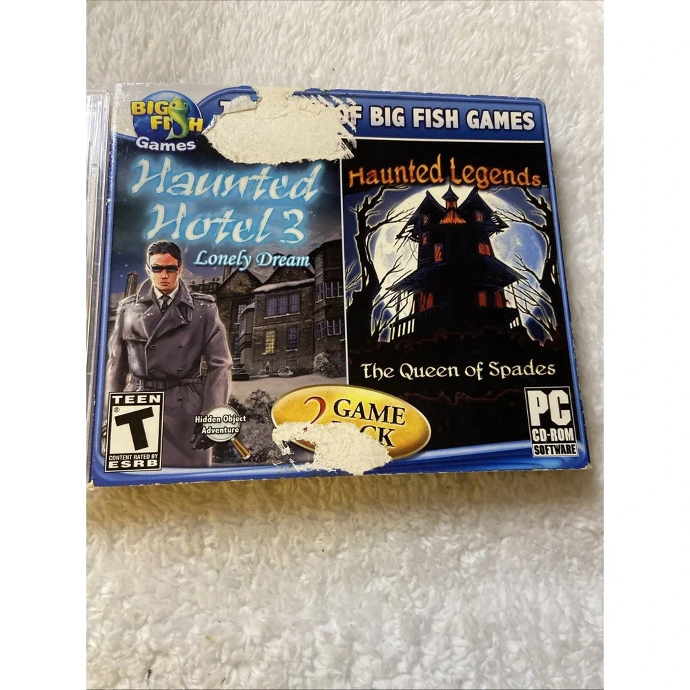 Haunted Dual Pack Haunted Hotel 3 Lonely Dream / Haunted Legends PC CD ROM 2012